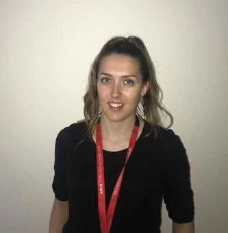 University of Worcester logo on a light blue background