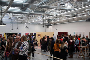 A packed room for the 2026 Degree Show