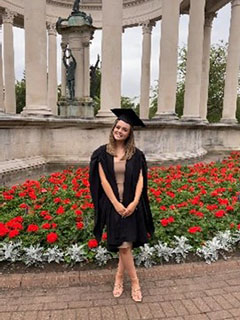 University of Worcester logo on a light blue background