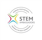 STEM circular logo that includes the phrase 'working together'