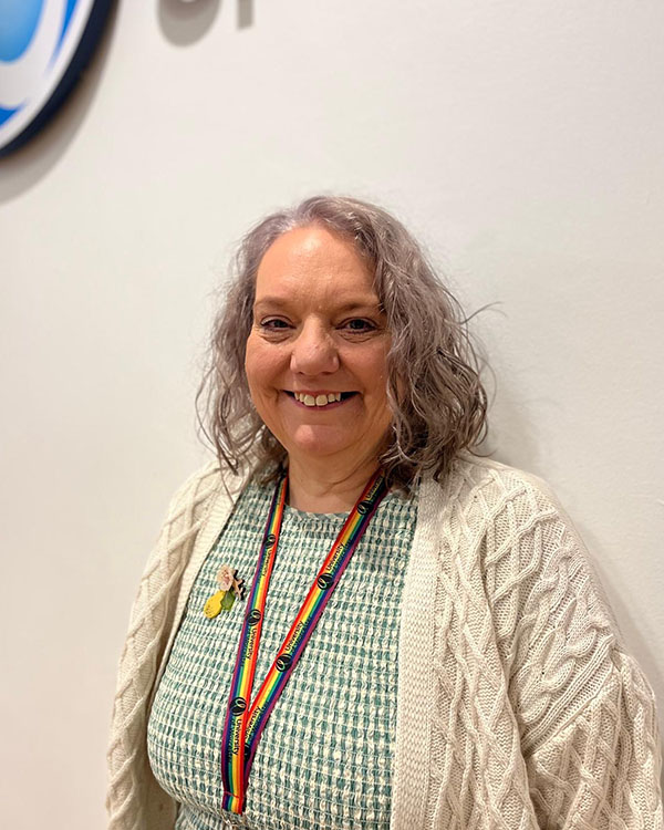 University of Worcester logo on a light blue background