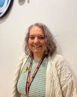 University of Worcester logo on a light blue background