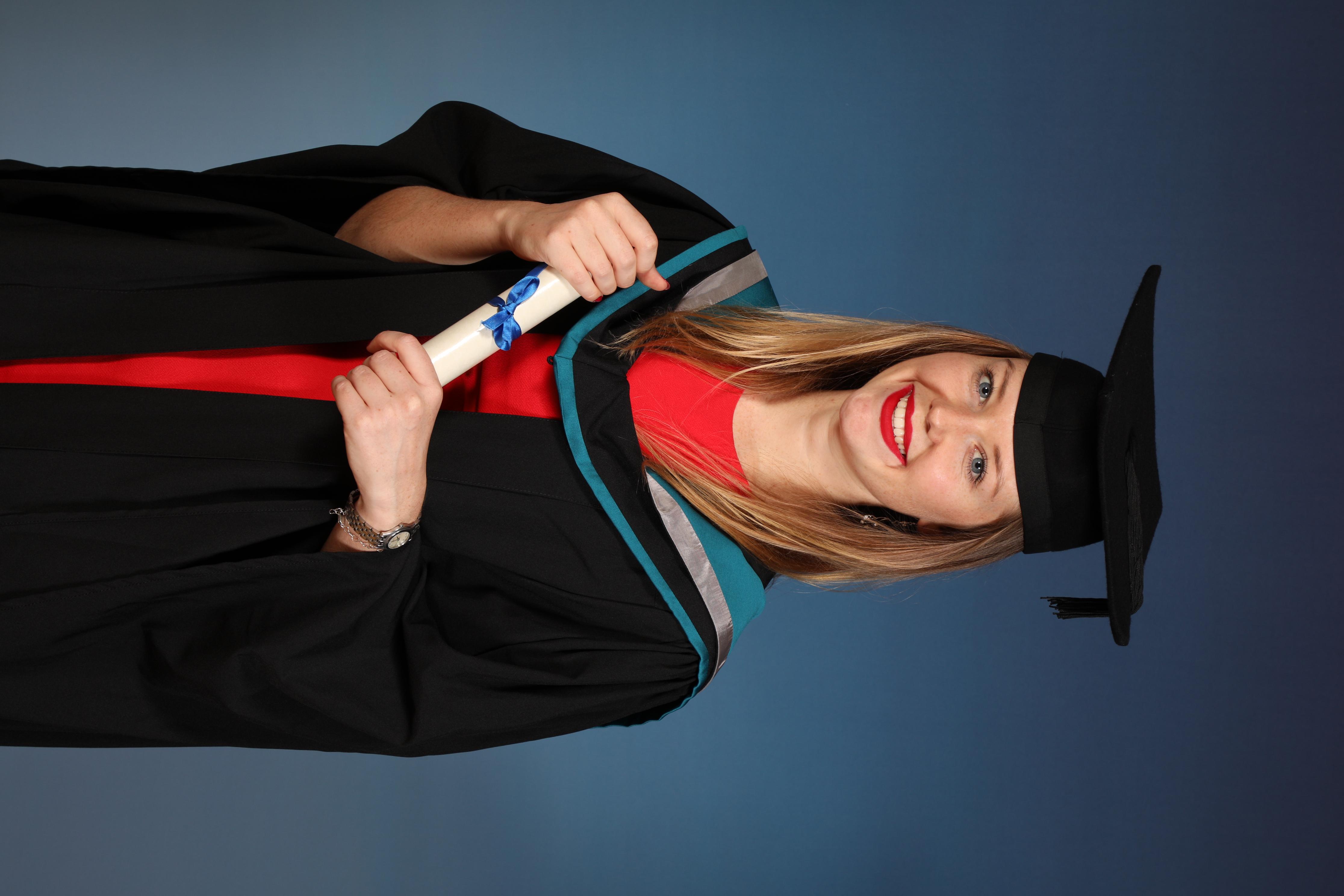 University of Worcester logo on a light blue background