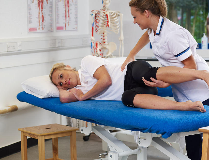 physiotherapy session