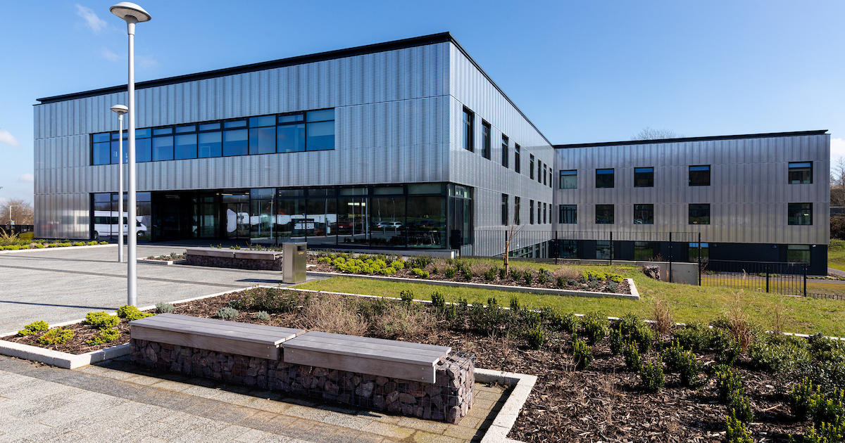 Exterior view of Black Country and Marches Institute of Technology in Dudley