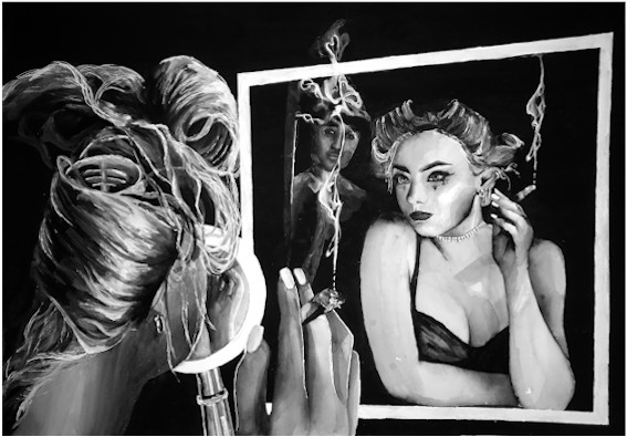 Fine art degree student work