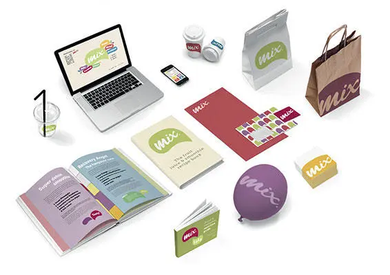 Graphic design degree course student artwork