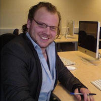 Journalism degree graduate Justyn Surrall