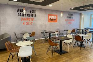 seating area in a canteen