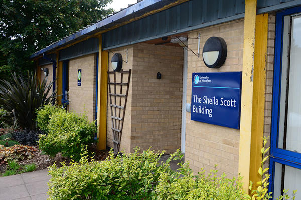 The Sheila Scott Building used for paramedic training on our paramedic science degree.