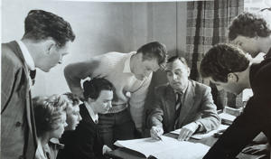 George Lovatt's tutorial group, c1957 or 1958