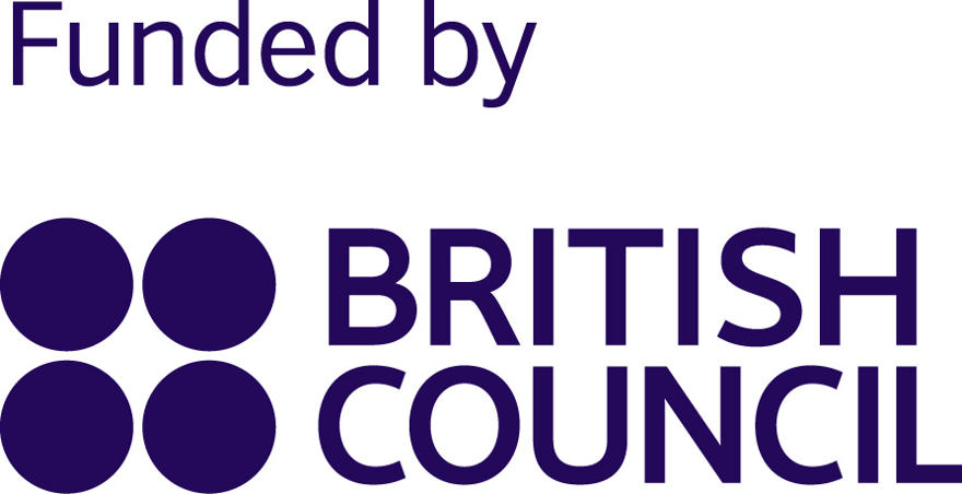 text saying funded by British Council