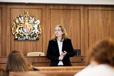 Law courtroom