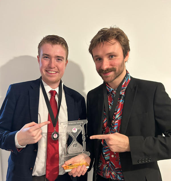 Ben Monk and Joshua Prior award image - credit Abby Peach