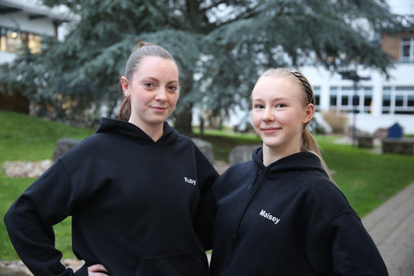 Ruby Brown and Maisey Tromans