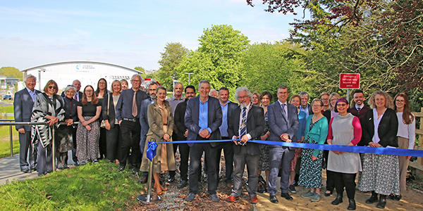 Severn Campus cycle route opening web