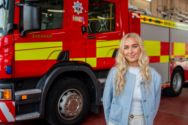 Sophie Langston - credit Hereford and Worcester Fire and Rescue Service