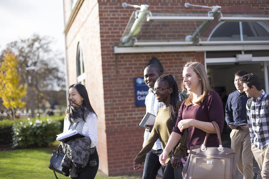 Students on campus 2