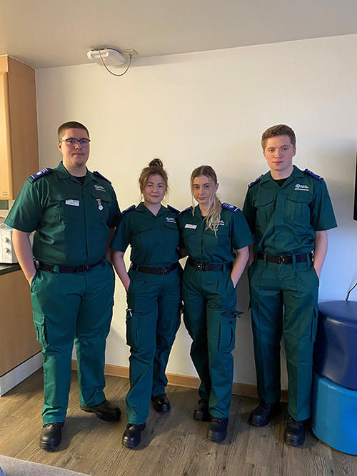 Paramedics students - Malvern Hills