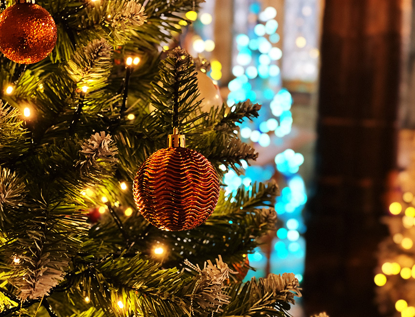 Students walking outside our St John's Campus main reception