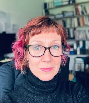 University of Worcester logo on a light blue background