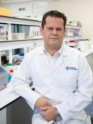 man in a lab coat