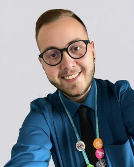 University of Worcester logo on a light blue background