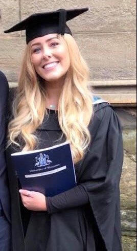 University of Worcester logo on a light blue background