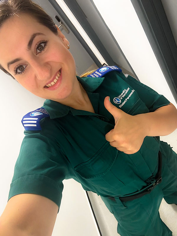 University of Worcester logo on a light blue background