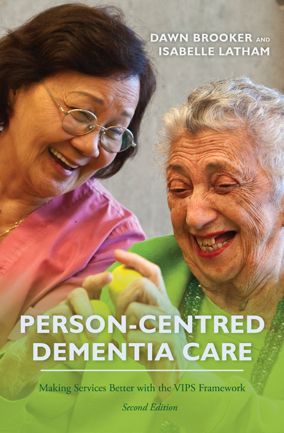 The cover of a book entitiled "Person Centred Dementia Care"