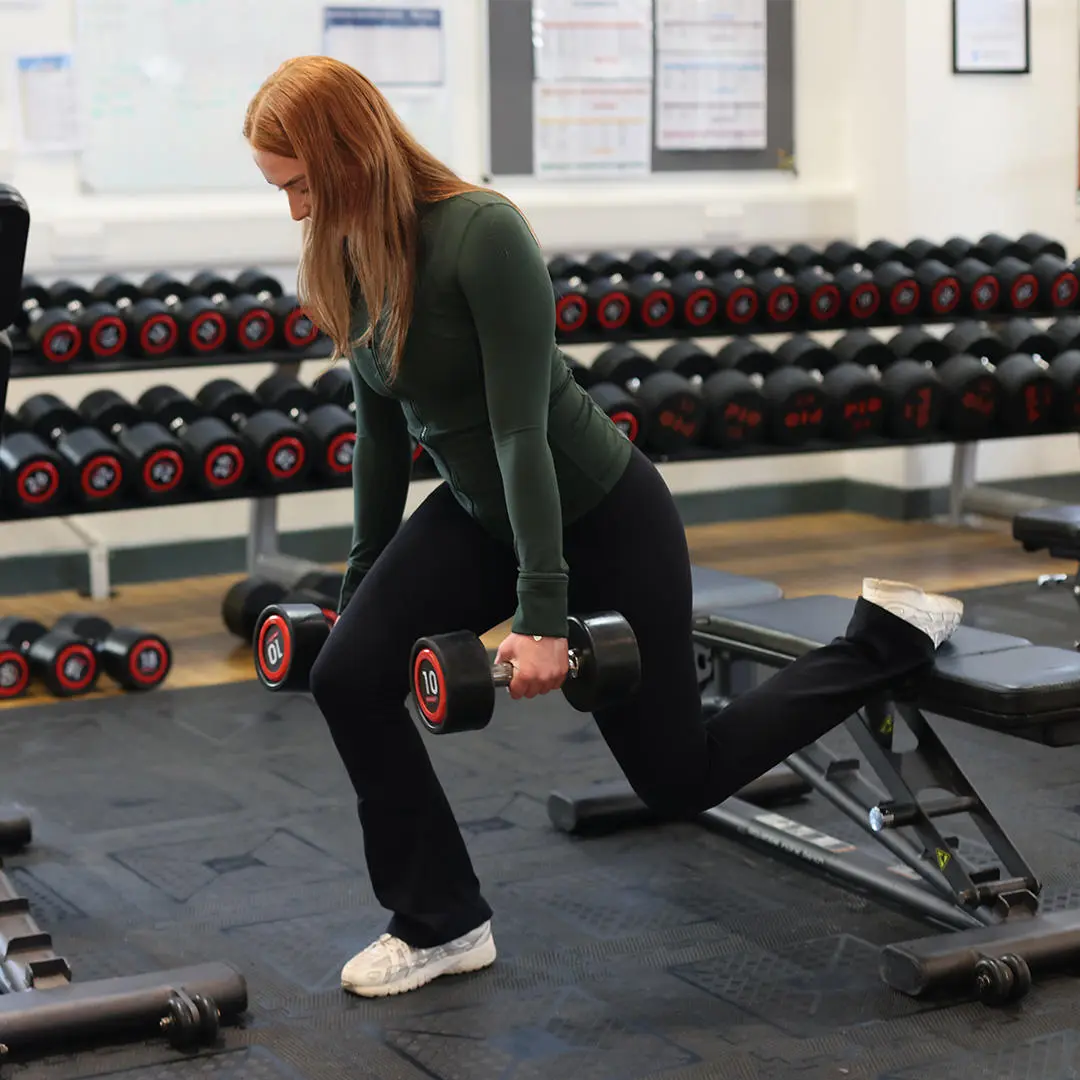 girl working out