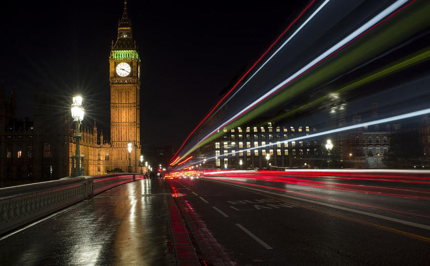 A shot of Big Ben at Night