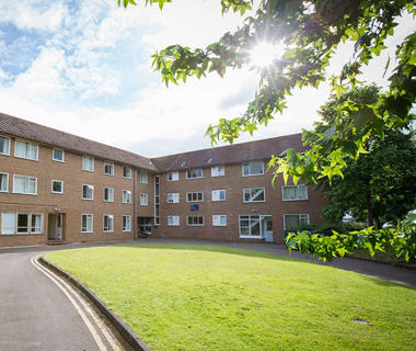 An outside shot of the Traditional Halls on St Johns Campus