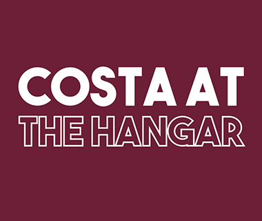 Costa at the hangar