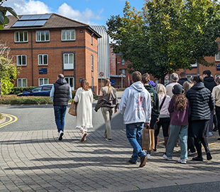 Book onto an open day UI card