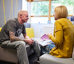 Counselling and mental health ui card