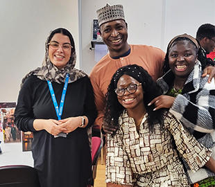 International student blog ui card