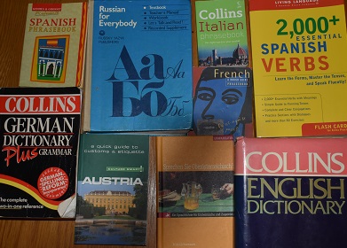 front covers of books with names of different countries noted