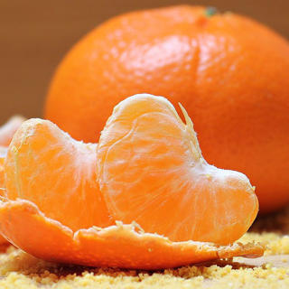 pieces of tangerine