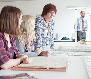 students and lecturers in a classroom