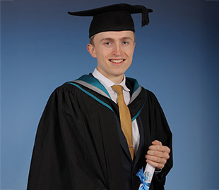 University of Worcester logo on a light blue background