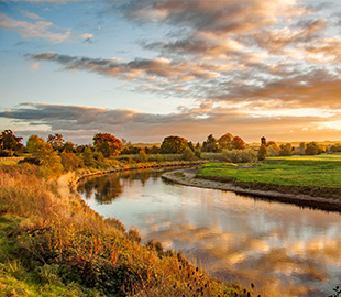Wye valley and the river Wye