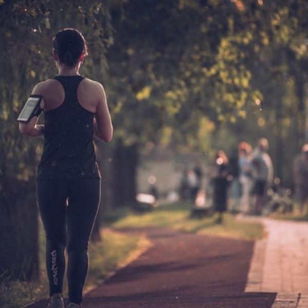 woman running